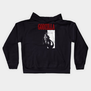 godzilla poster Kids Hoodie